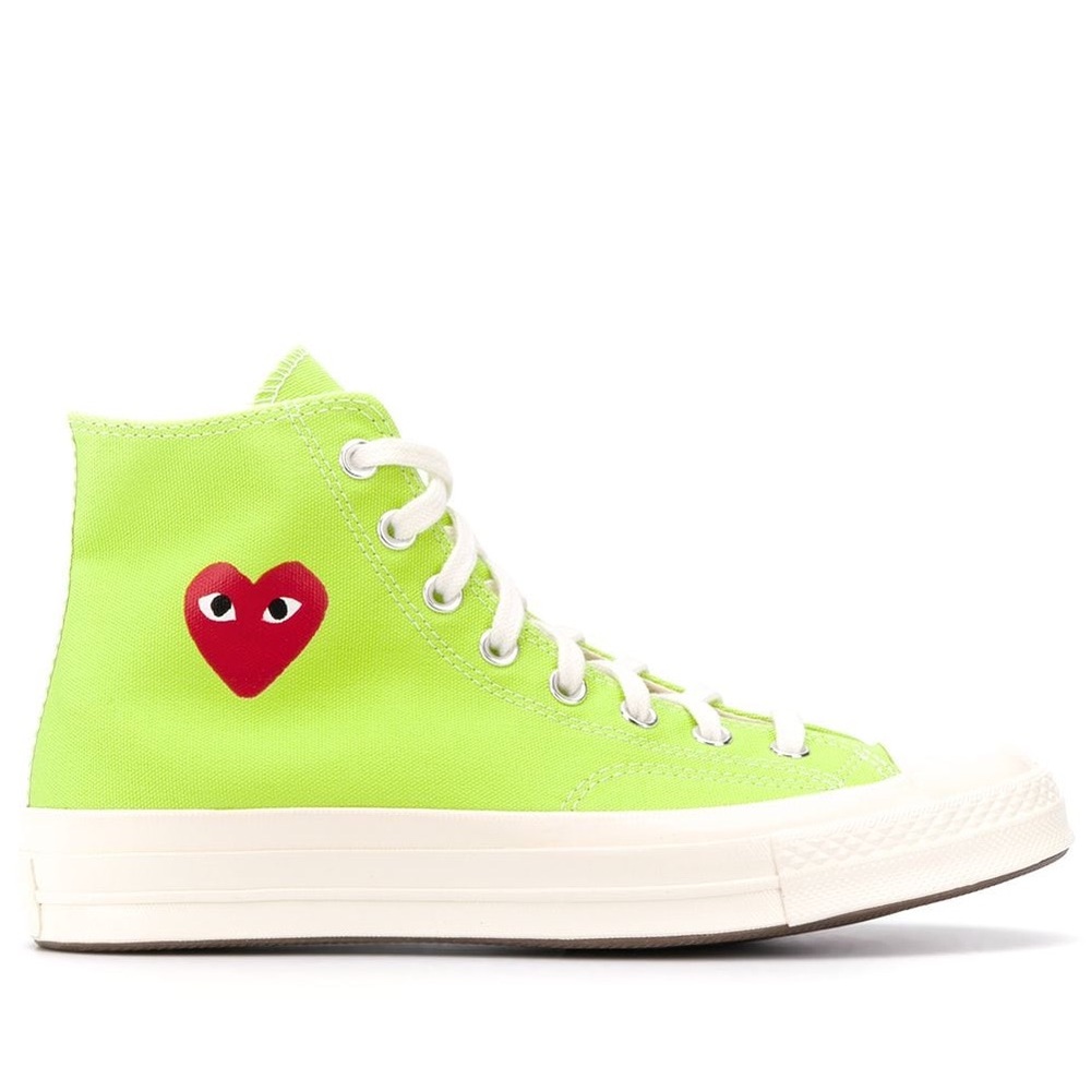 Comme de Garçons Converse - neon green sneaker
